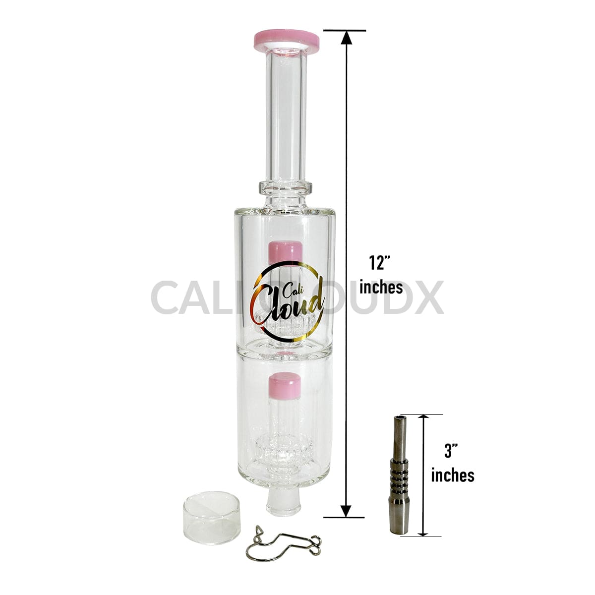 Cali Cloudx Dual DOM Extend CX Jumbo Nectar Collector | 15’’ Dab Tool | Dab Straw