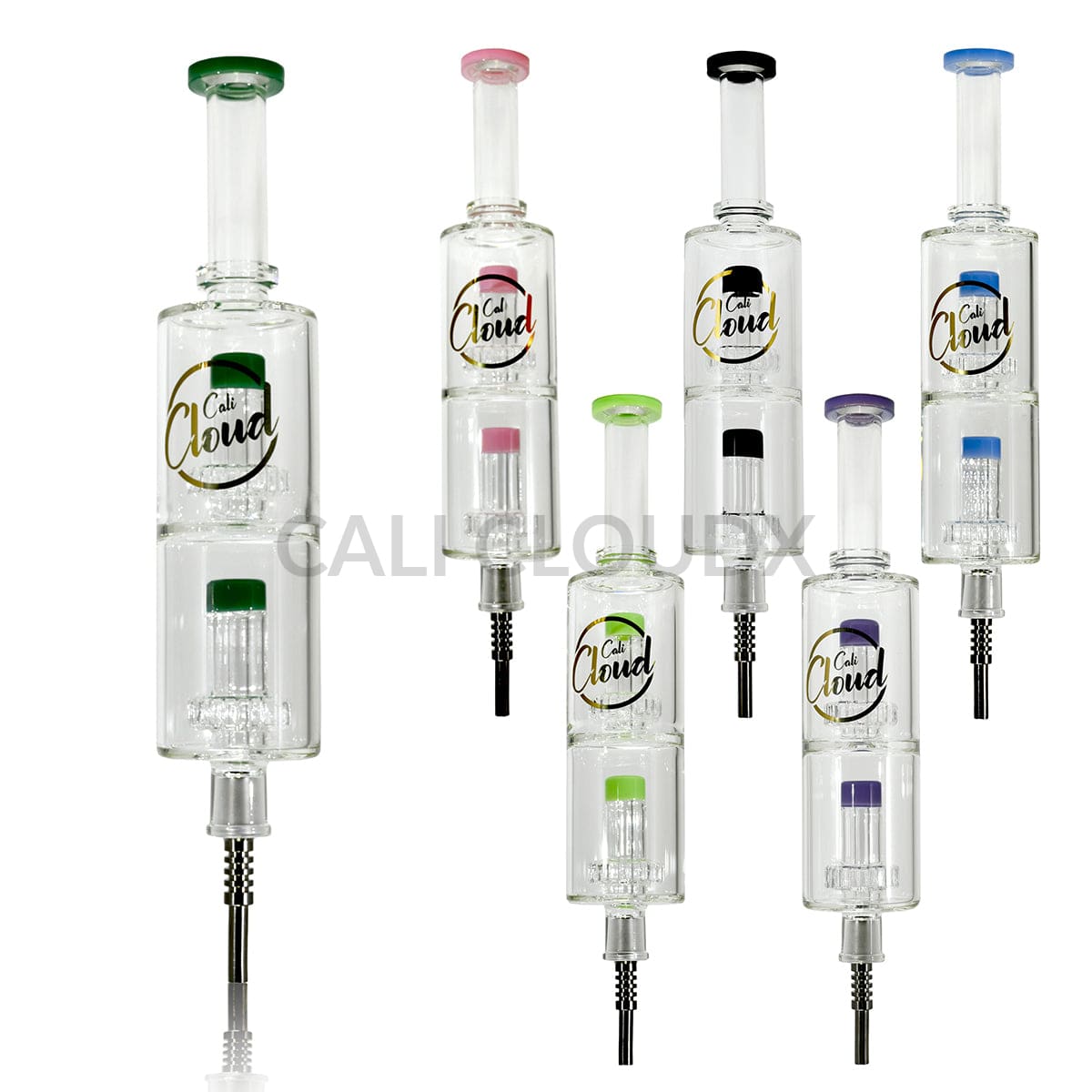 Cali Cloudx Dual DOM Extend CX Jumbo Nectar Collector | 15’’ Dab Tool | Dab Straw