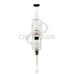 Cali Cloudx Dual DOM Extend CX Recycle Dab Straw Kit– Premium Honey Straw Black