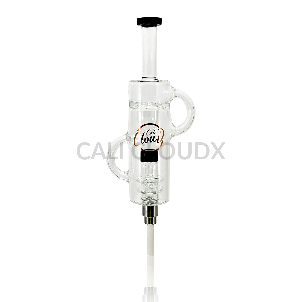 Cali Cloudx Dual DOM Extend CX Recycle Dab Straw Kit– Premium Honey Straw Black