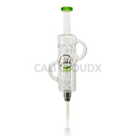 Cali Cloudx Dual DOM Extend CX Recycle Dab Straw Kit– Premium Honey Straw Green
