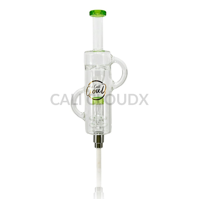 Cali Cloudx Dual DOM Extend CX Recycle Dab Straw Kit– Premium Honey Straw Green