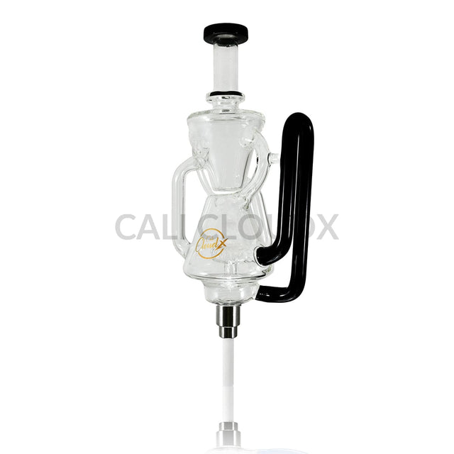 Cali CloudX Dual Dome Extend CX Recycler Premium Dab Straw Kit Black Nectar collector