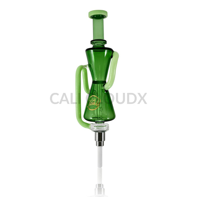 Cali CloudX Dual Dome Extend CX Recycler Premium Dab Straw Kit Green Nectar collector