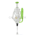 Cali CloudX Dual Dome Extend CX Recycler Premium Dab Straw Kit Milky Green Nectar collector