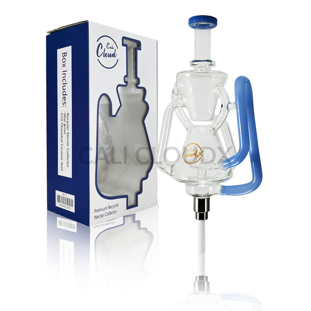 Cali CloudX Dual Dome Extend CX Recycler Premium Dab Straw Kit Nectar collector