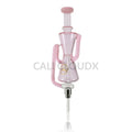 Cali CloudX Dual Dome Extend CX Recycler Premium Dab Straw Kit Pink Nectar collector