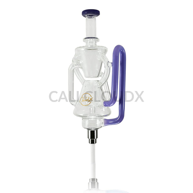Cali CloudX Dual Dome Extend CX Recycler Premium Dab Straw Kit Purple Nectar collector