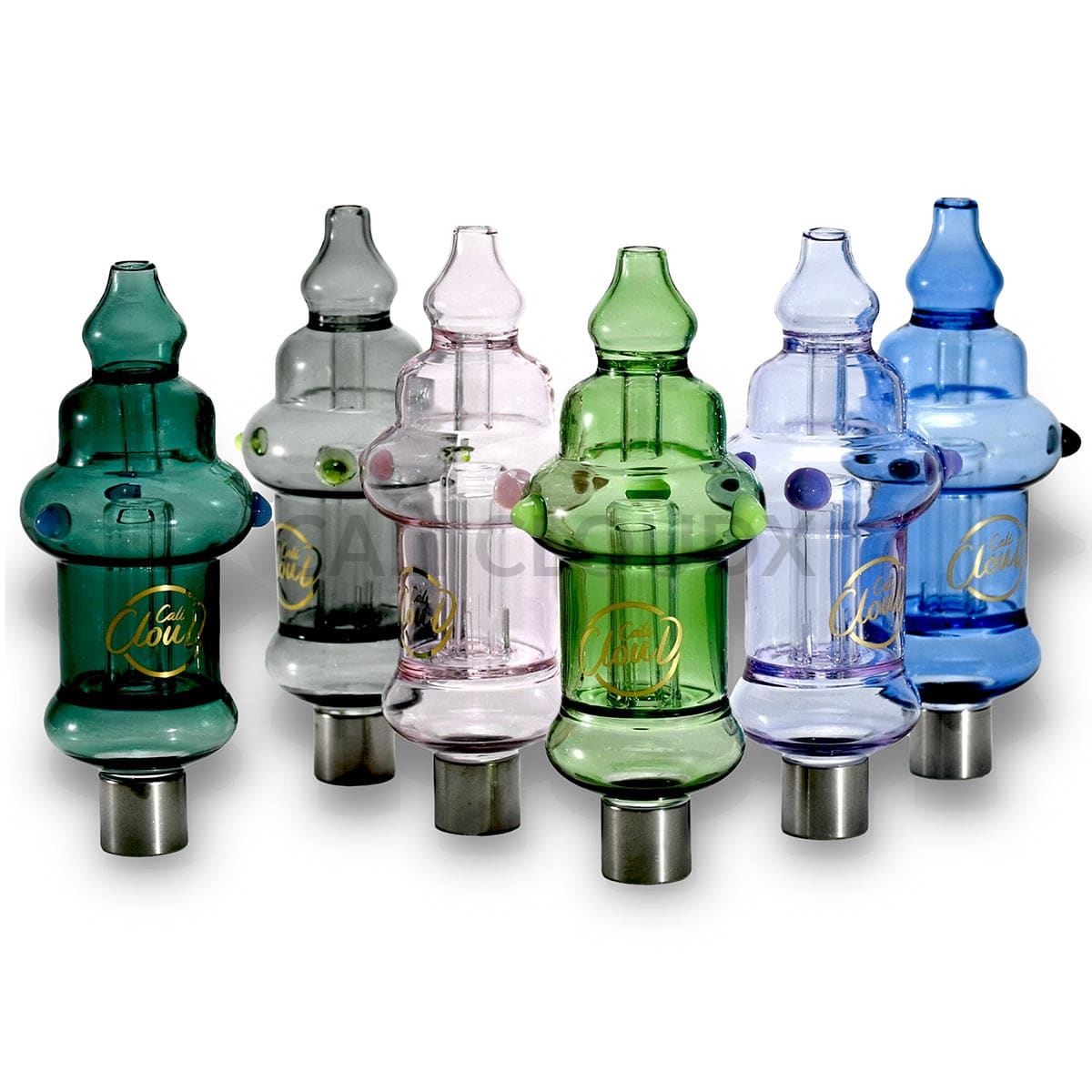 Cali CloudX Marble Rim Color Nectar Collector|Dab Tool | Dab Straw Assorted Colors