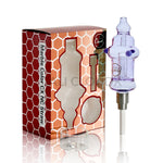 Cali CloudX Marble Rim Color Nectar Collector|Dab Tool | Dab Straw Purple