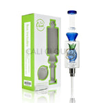 Cali Cloudx Pineapple Recycler Nectar Collector – 7’’ Glass Dab Straw with Perc