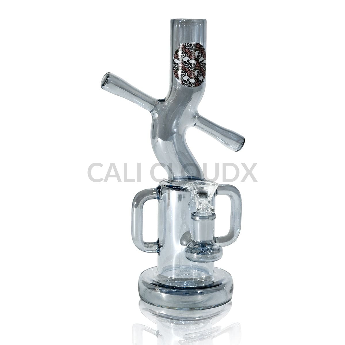 Customized Skull Dancing Design 10’’ Waterpipes Electroplated Colors