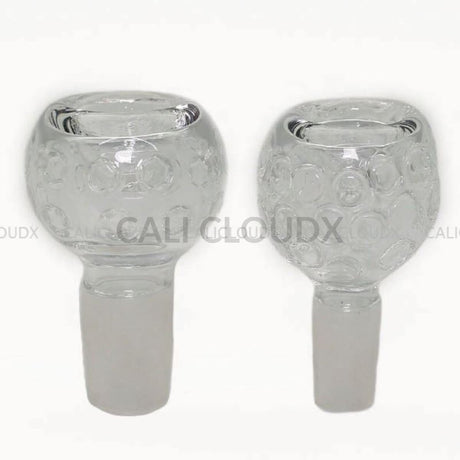 Diamond Cut Clear Glass Bowl - Cali Cloudx Inc