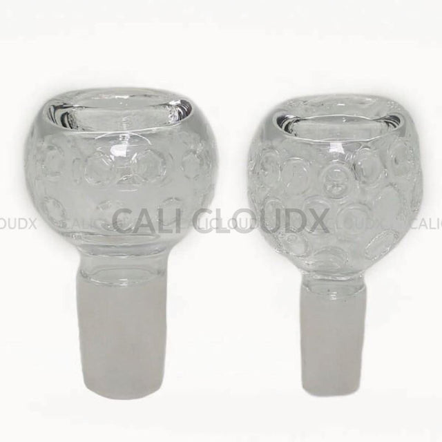 Diamond Cut Clear Glass Bowl - Cali Cloudx Inc