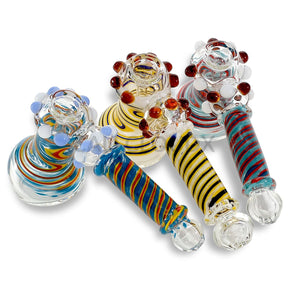 Dotted & Circular Pattern Hammer Bubbler