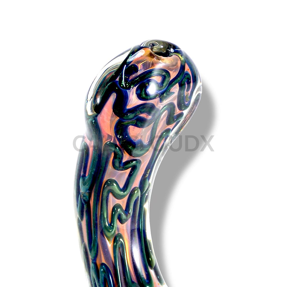 Frit And Swirl Pattern Bubbler