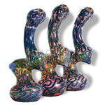 Frit And Swirl Pattern Bubbler