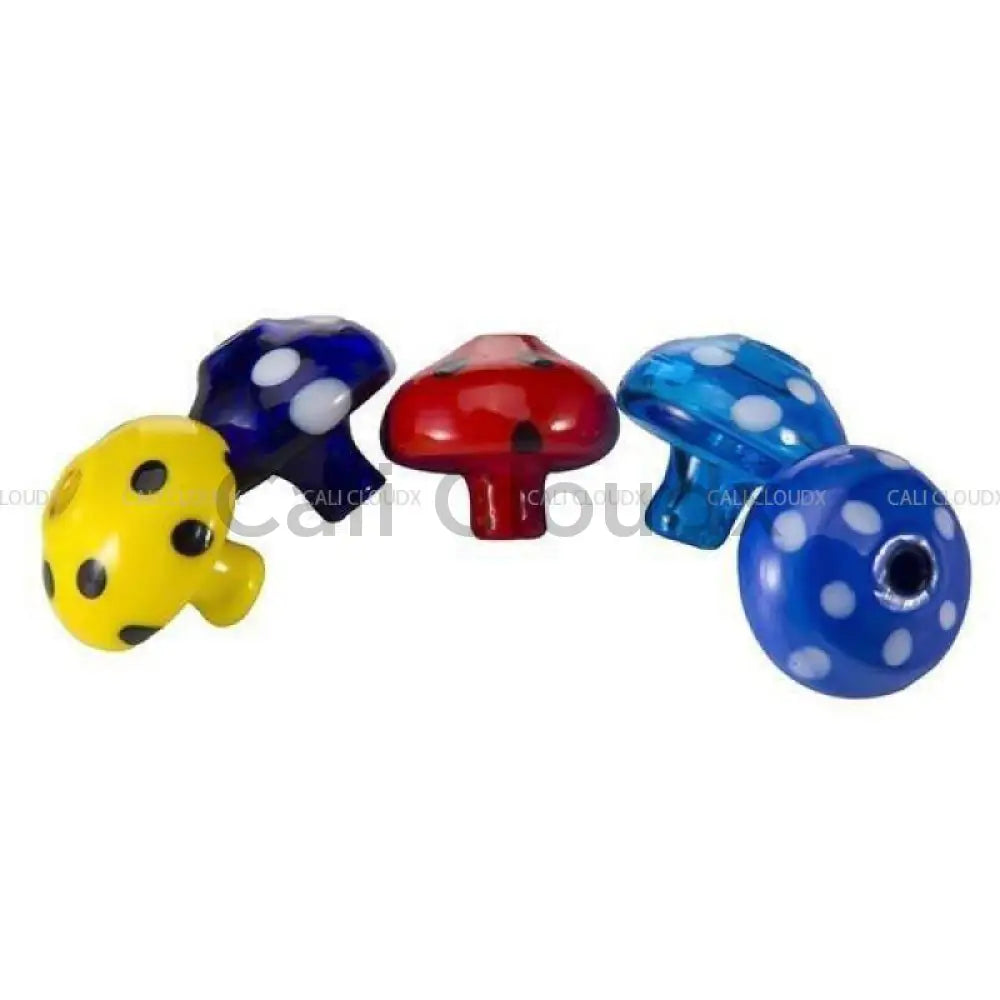 Mushroom Design Mix Color Carb Cap - Cali Cloudx Inc