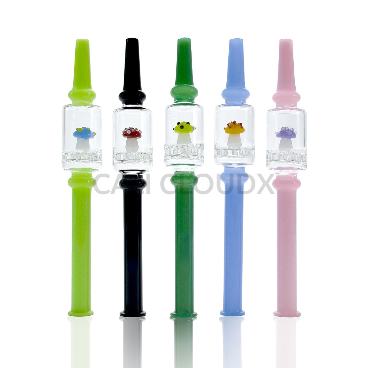 Mushroom Honeycomb Honey Straw - 5 Count