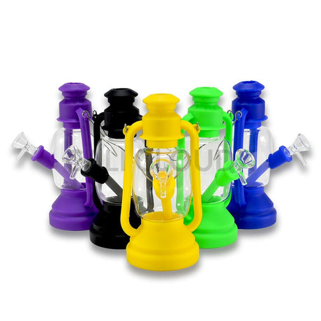 Silicone Lantern Design Water Pipe Assorted Color