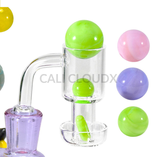 Terp Slurper Quartz Banger Set- Slime Color Marble
