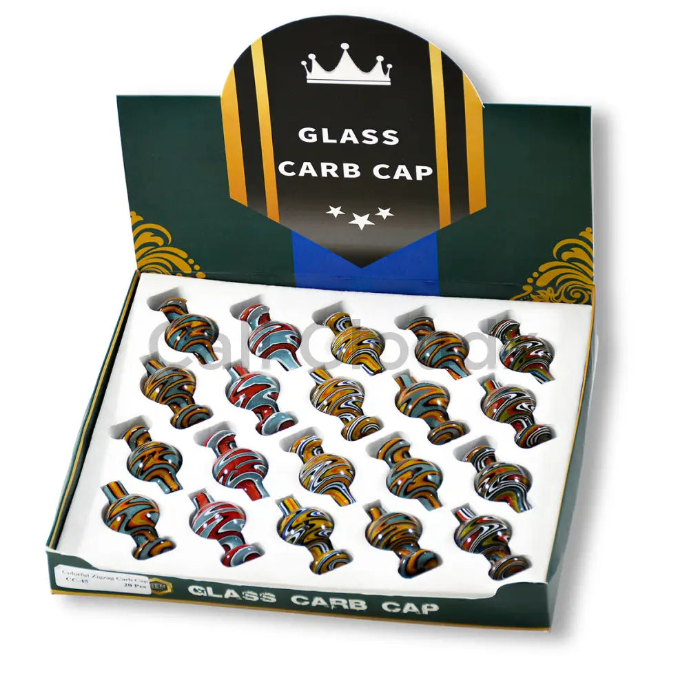 Us Color Zigzag Art Cap- 20 In A Box