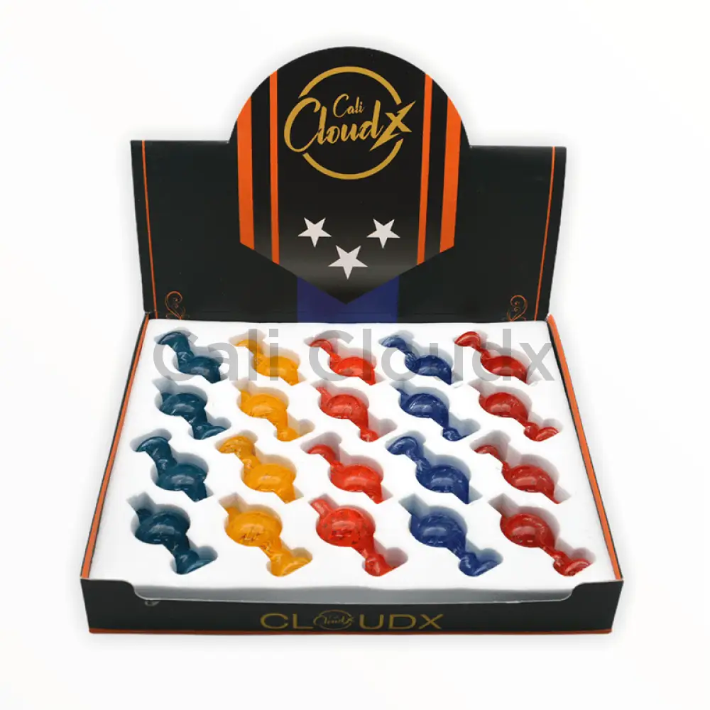 US Color Zigzag Art  Carb Cap- 20 Count - Cali Cloudx Inc