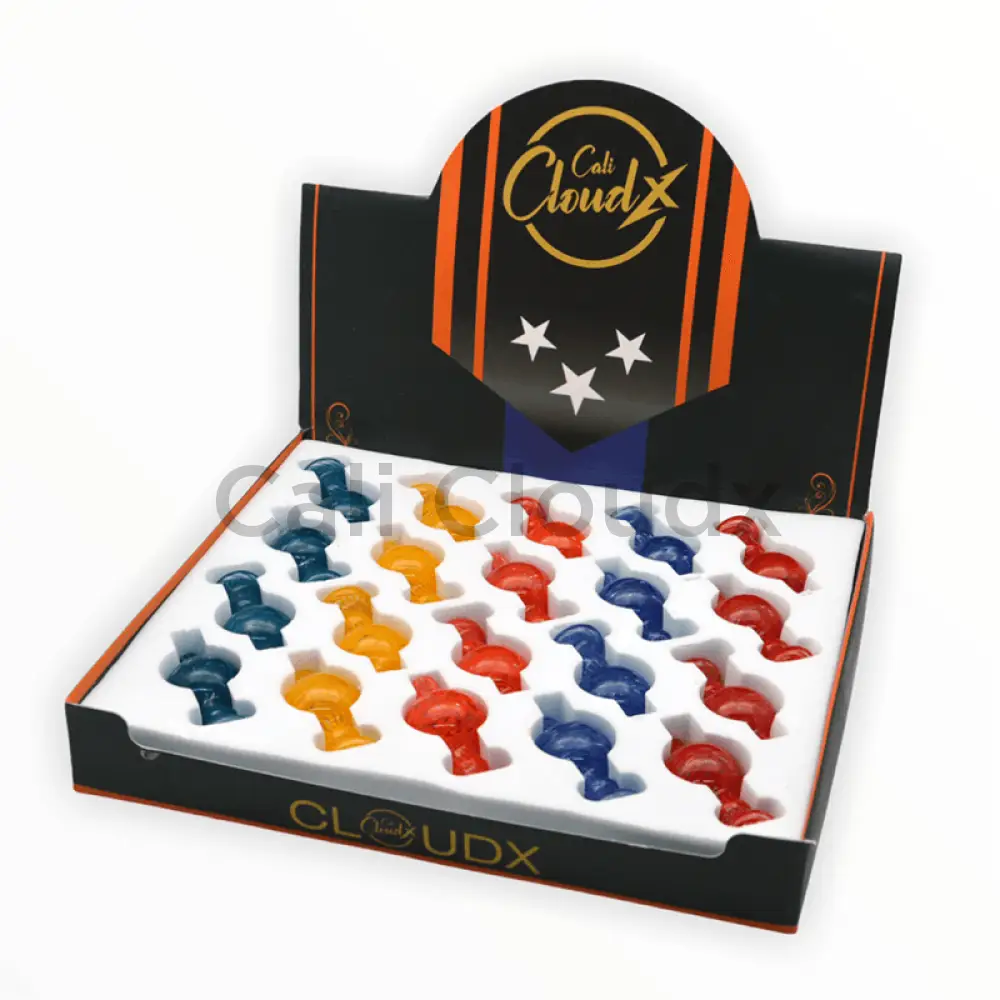US Color Zigzag Art  Carb Cap- 20 Count - Cali Cloudx Inc