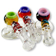 Zigzag & Clear Handle Hammer Bubbler