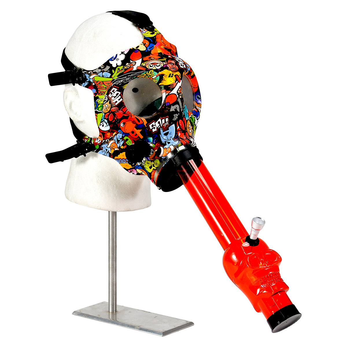 Gas Masks Printed with Skull Design waterpipe