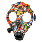 Gas Masks Printed with Skull Design waterpipe