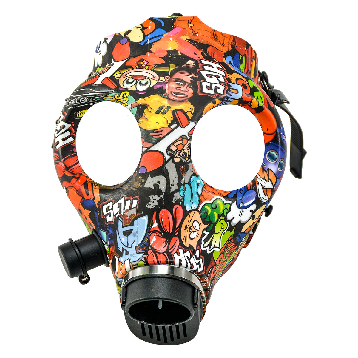 Gas Masks Printed with Skull Design waterpipe